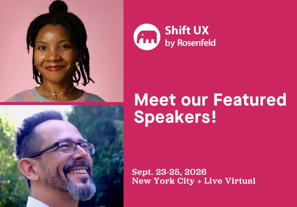 Meet the Featured Speakers of Shift UX 2026