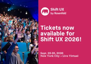 Tickets now available for Shift UX 2026!